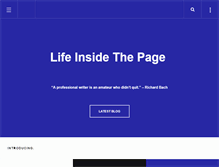 Tablet Screenshot of lifeinsidethepage.com